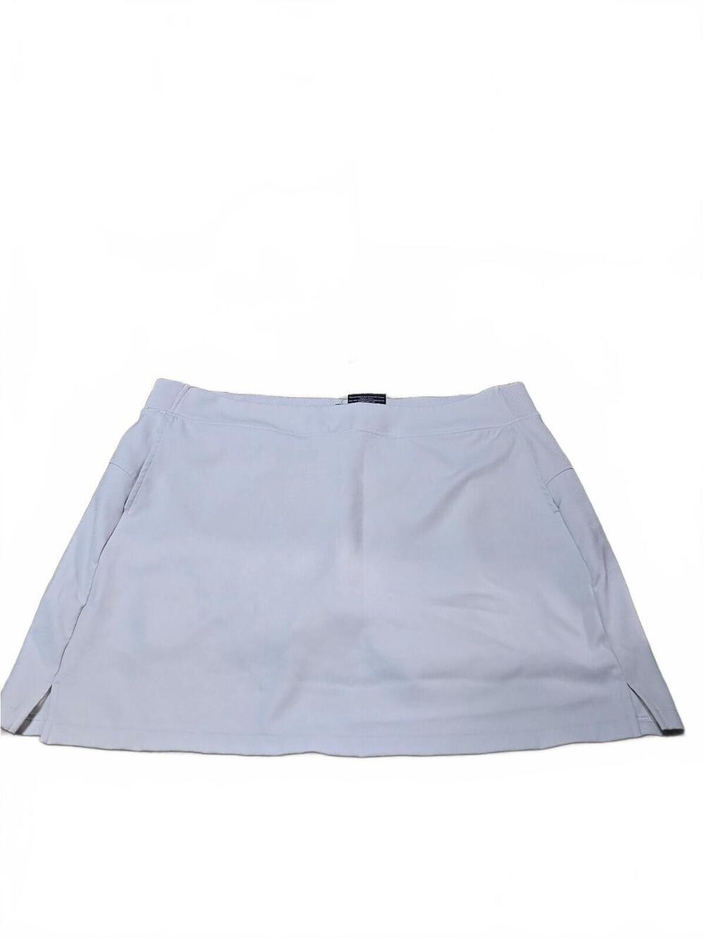 32°COOL Women’s XL Light Gray Golf Tennis Pickleball Skort Built-In Shorts